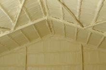 Polyuretanisolering skumisolering tak och väggar