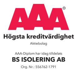 BS Isolering lösullsisolering AAA Rating Dun & Bradstreet